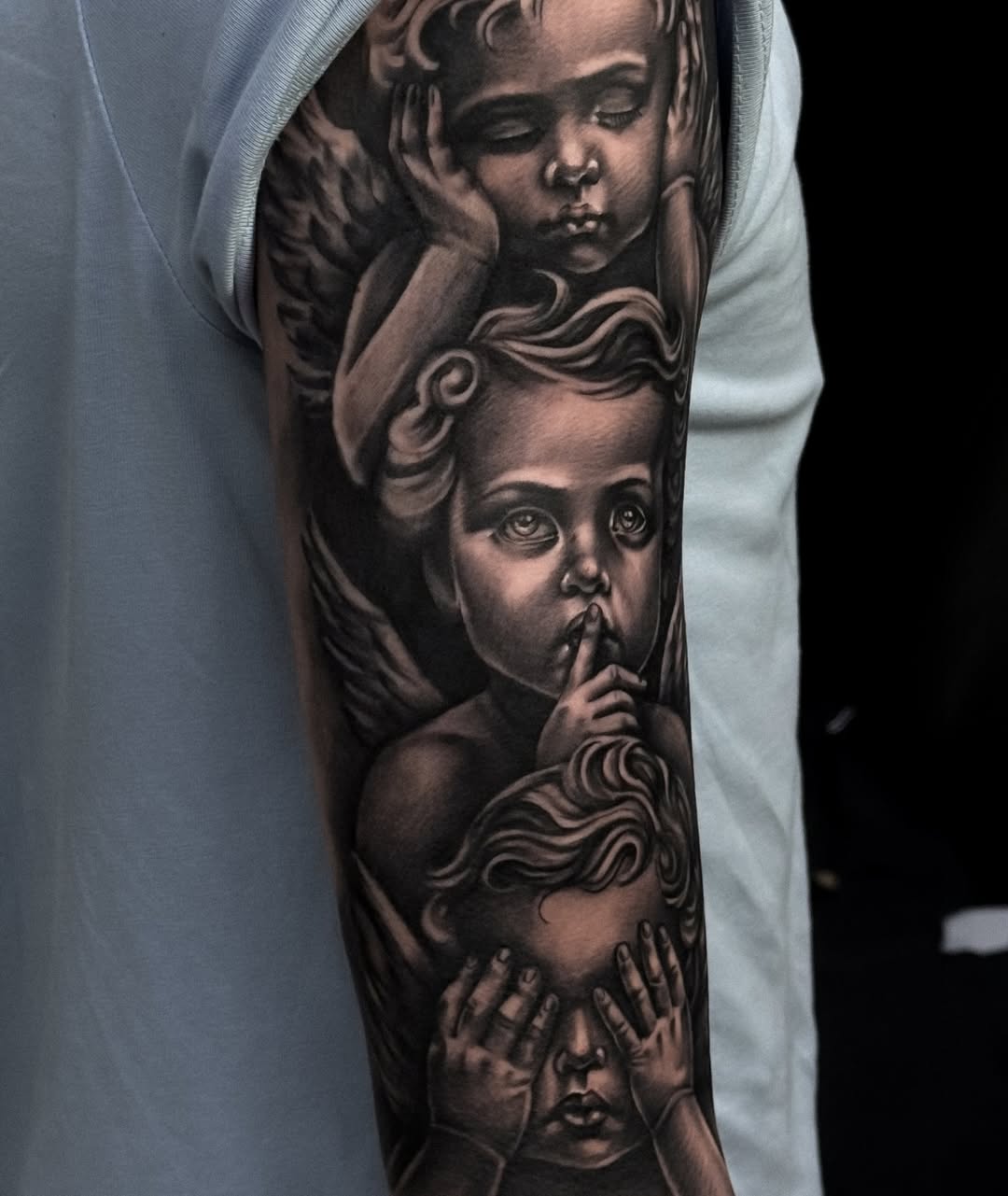 Cherubiny — pełny rękaw