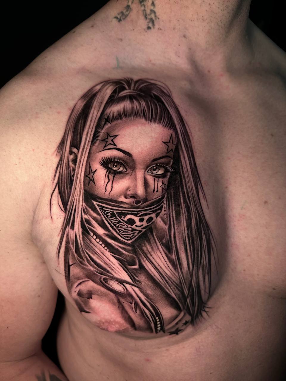 Chicano portret & bandana — klatka